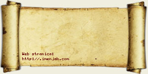 Kristina Maksimović vizit kartica